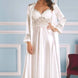 Pierre Cardin Kadın 6'lı Set Çiçek Güpürlü Saten Uzun