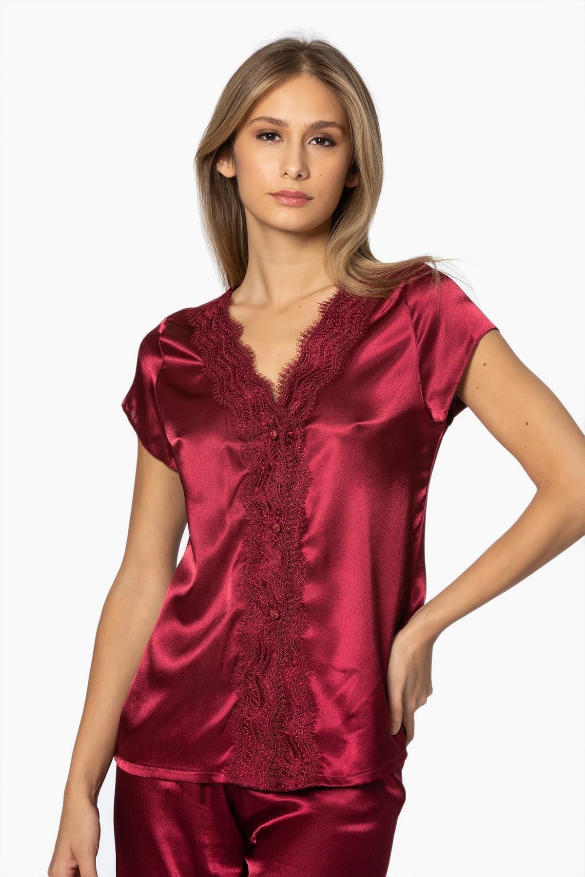 Pierre Cardin Kadın 6'lı Set Dantel Detaylı Kısa