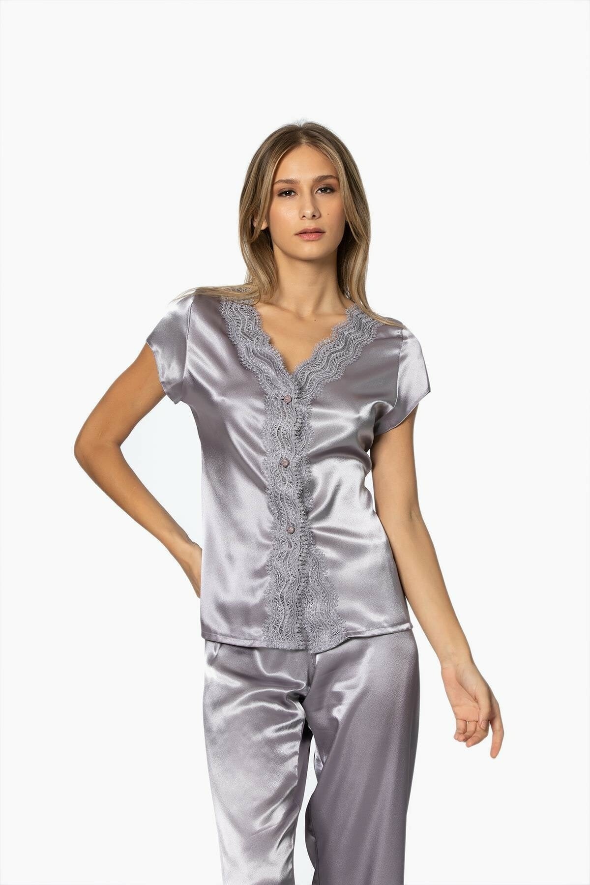 Pierre Cardin Kadın 6'lı Set Dantel Detaylı Kısa