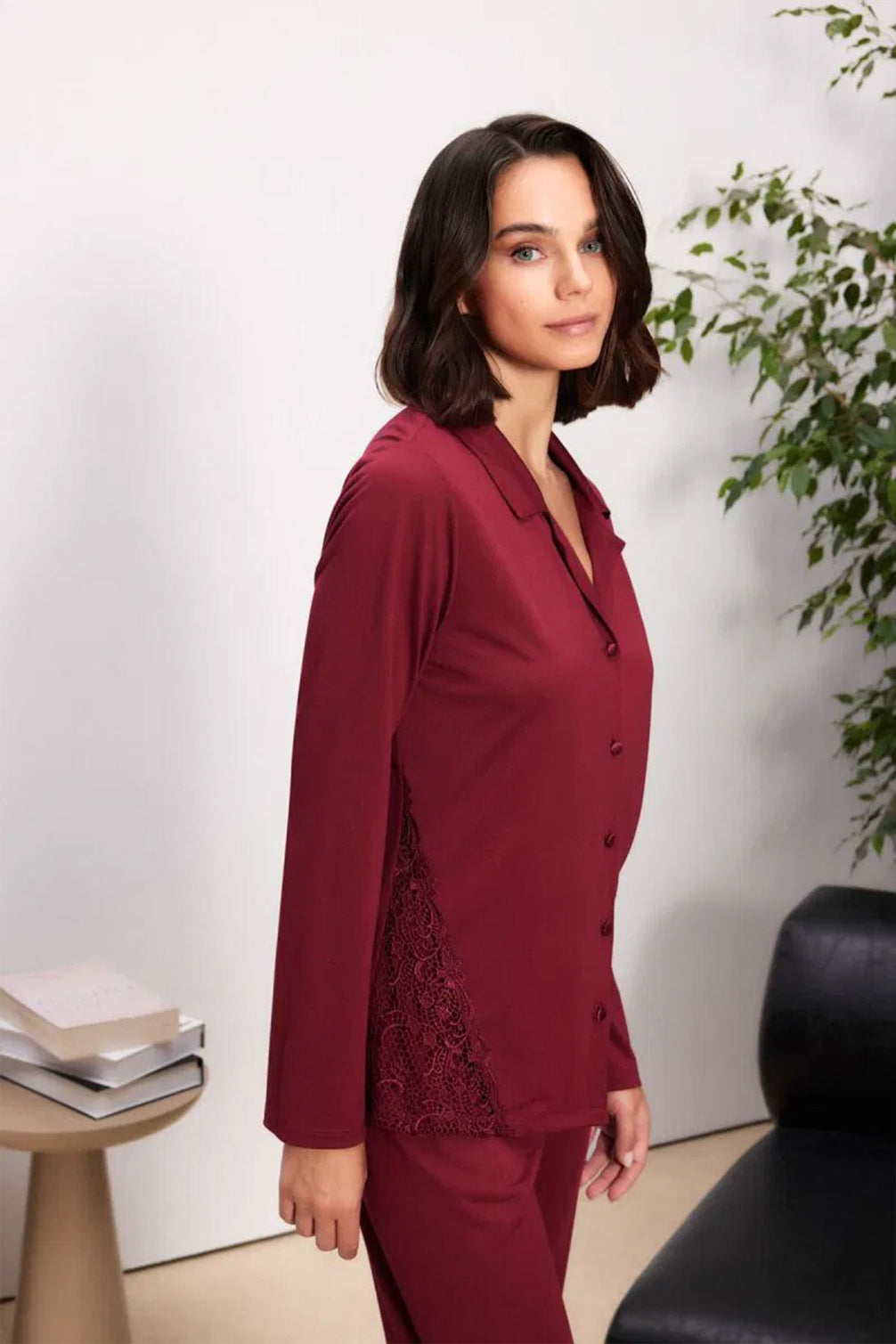 Pierre Cardin Kadın 6'lı Set Dantelli Penye Kısa