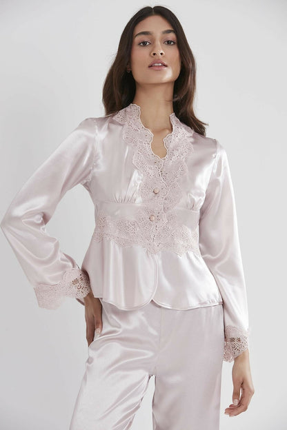 Pierre Cardin Kadın 6'lı Set Dantelli Saten Kısa