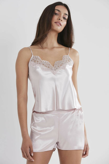 Pierre Cardin Kadın 6'lı Set Dantelli Saten Kısa