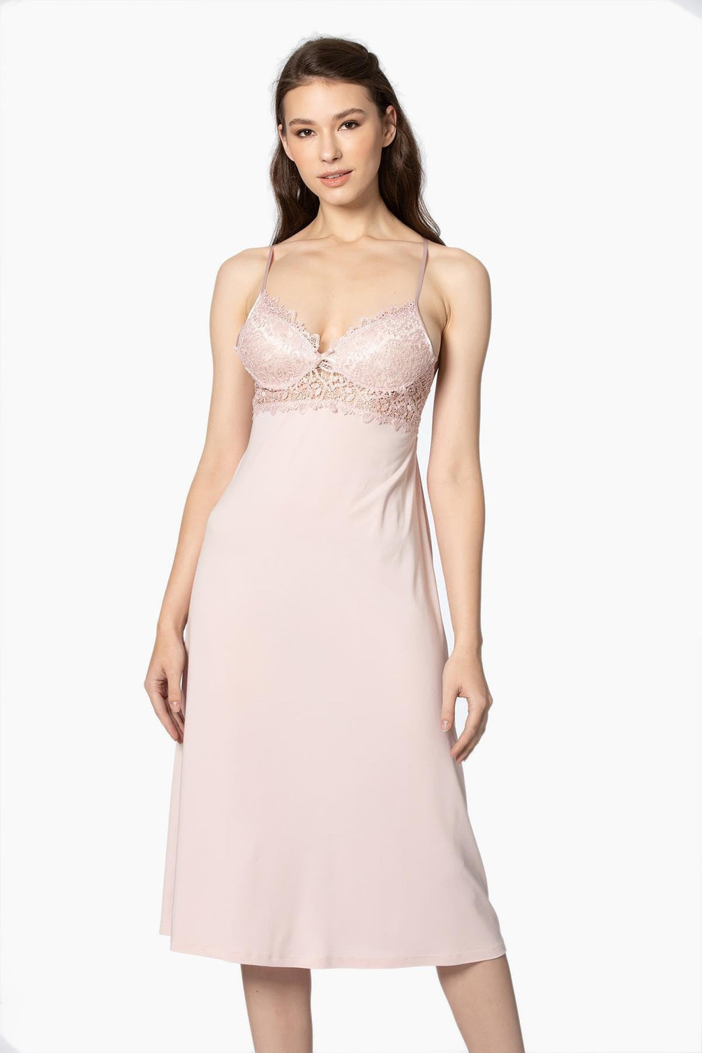 Pierre Cardin Kadın 6'lı Set Güpürlü Penye Uzun