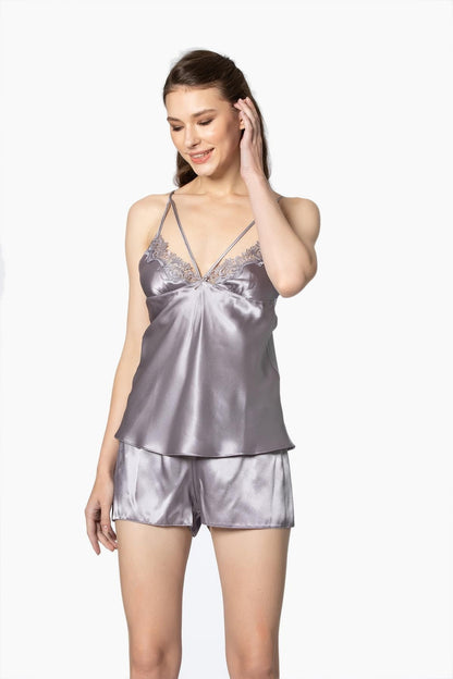 Pierre Cardin Kadın 6'lı Set Güpürlü Saten Uzun