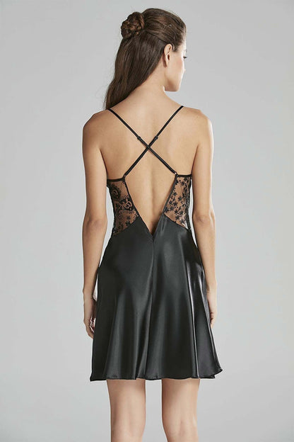 Pierre Cardin Kadın 6'lı Set Kaplı Güpürlü Saten Kısa