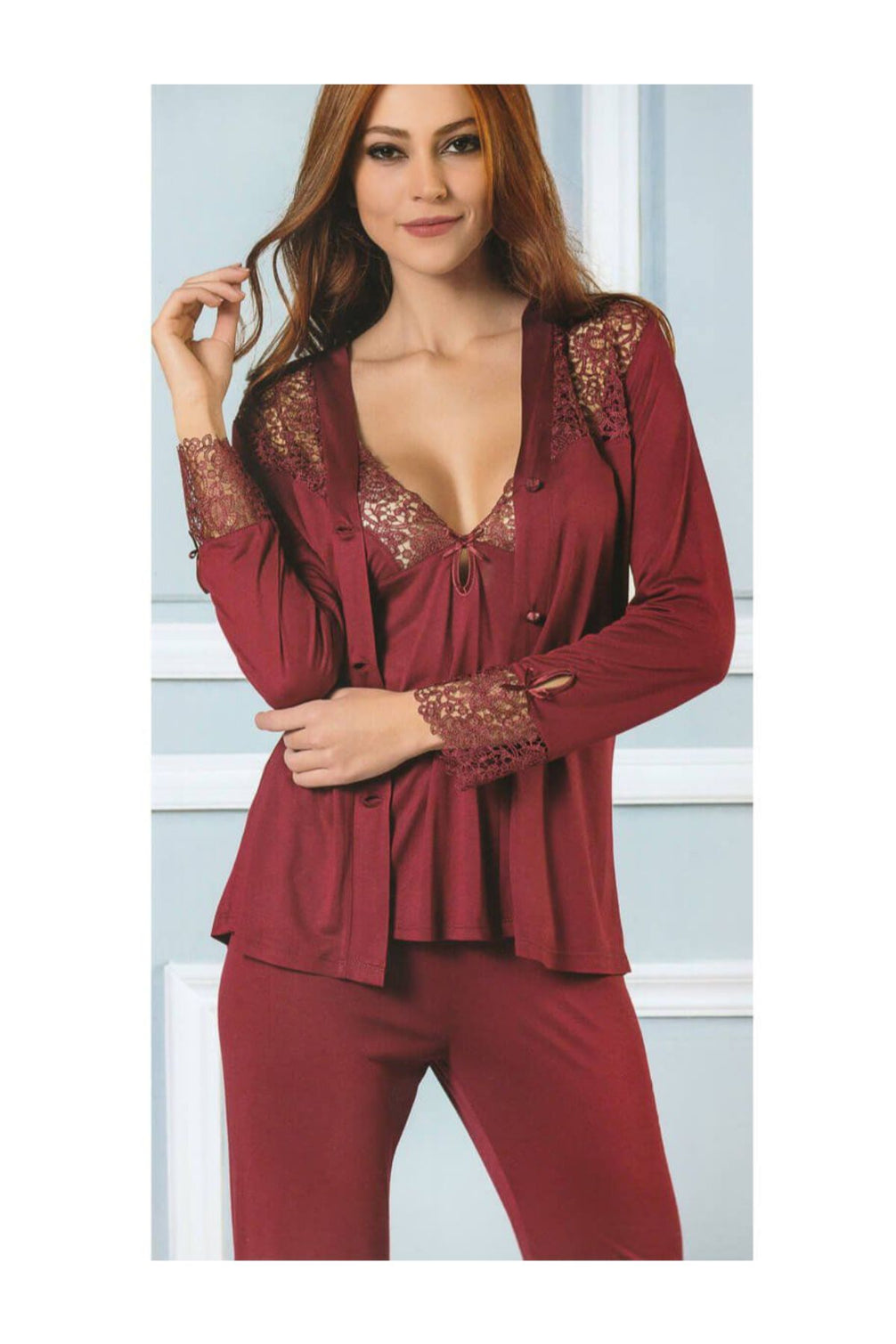 Pierre Cardin Kadın 6'lı Set Modal Kısa
