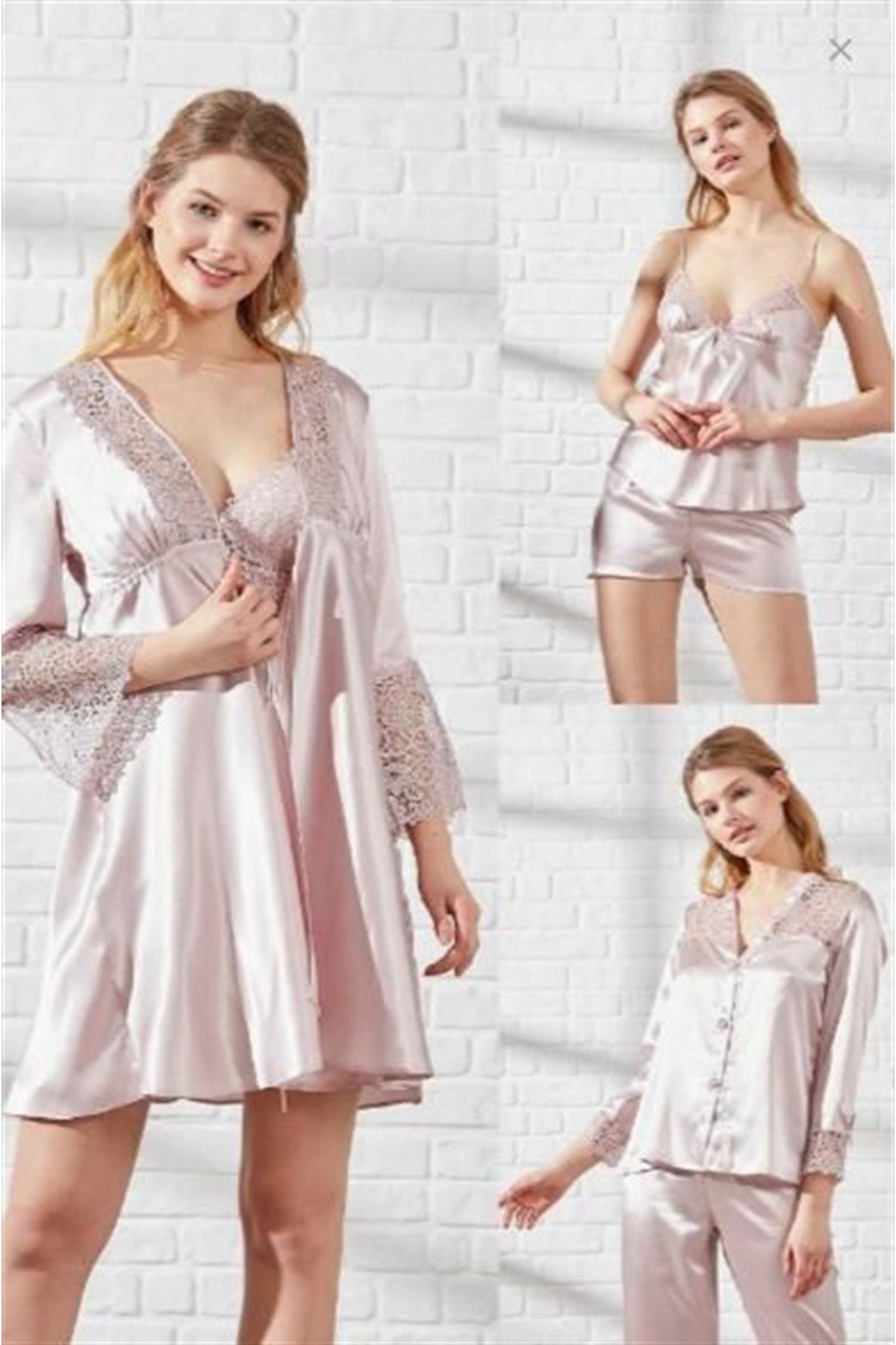 Pierre Cardin Kadın 6'lı Set Modal Kısa