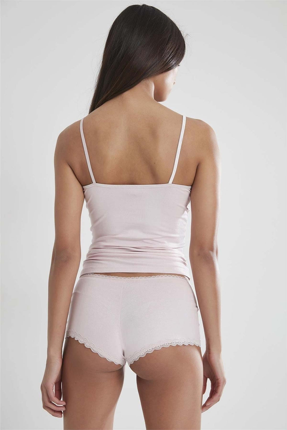 Pierre Cardin Kadın Fantezi Atlet ve Boxer Takımı Kaşkorse Dantelli