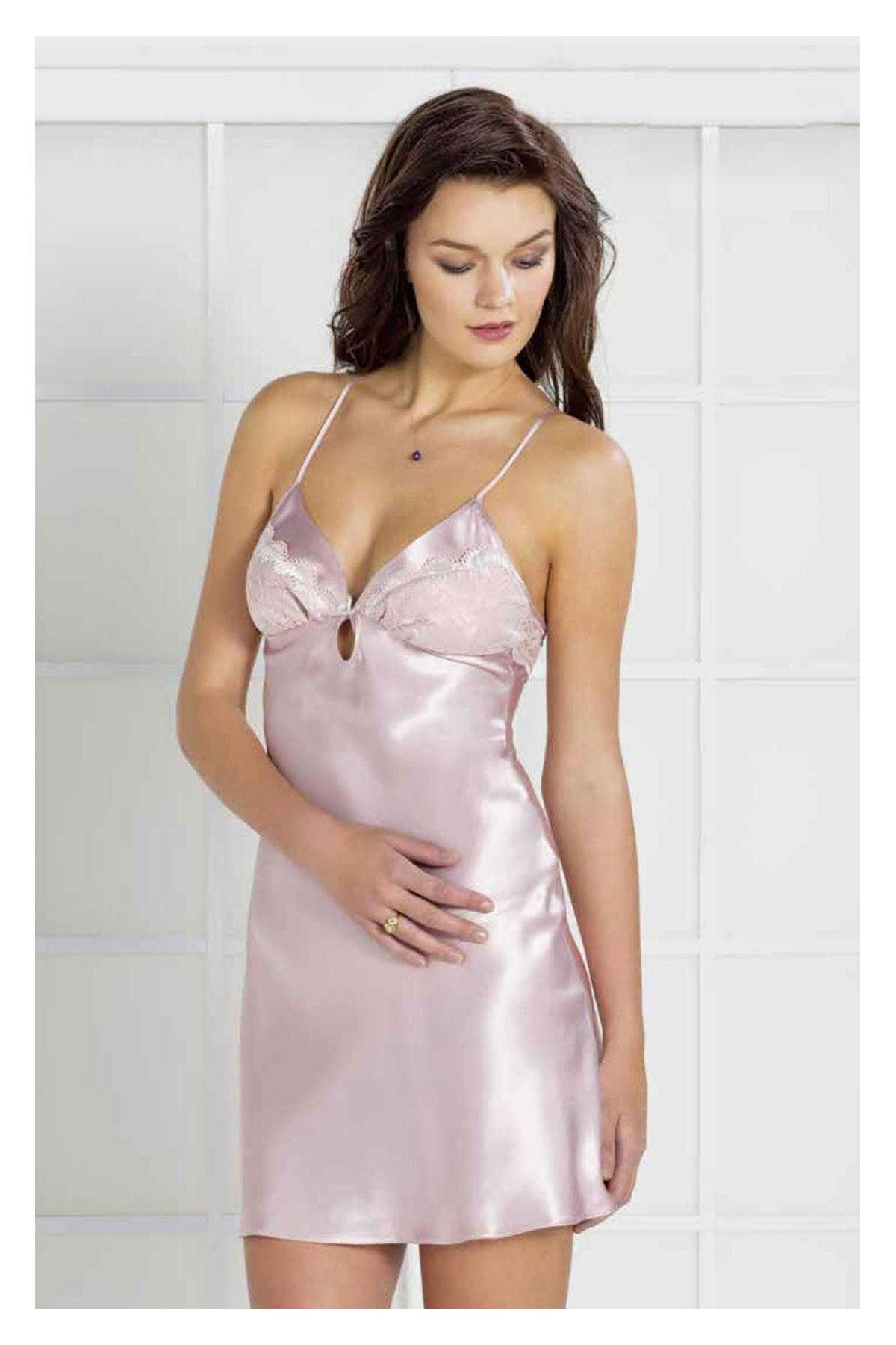 Pierre Cardin Kadın Fantezi Gecelik Kısa Saten