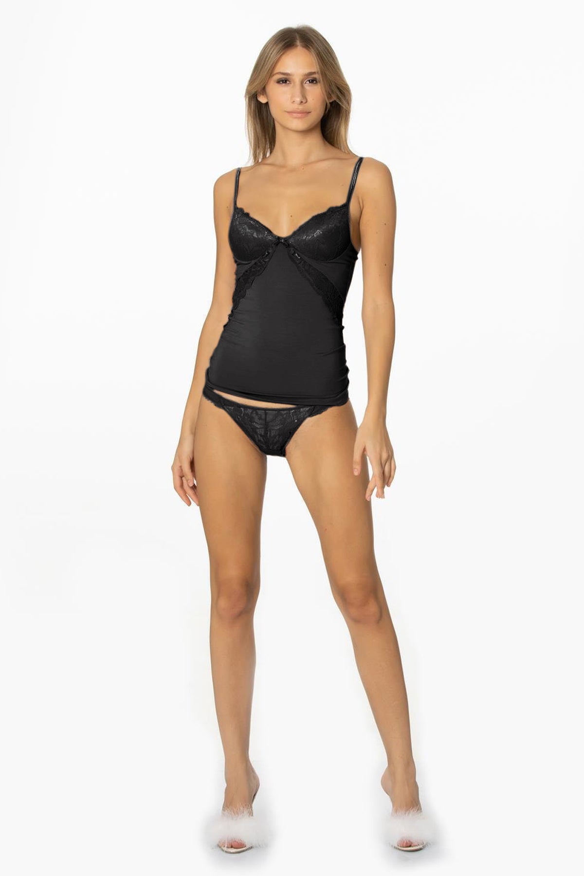 Pierre Cardin Kadın Fantezi Kaşkorse Takım Dantelli