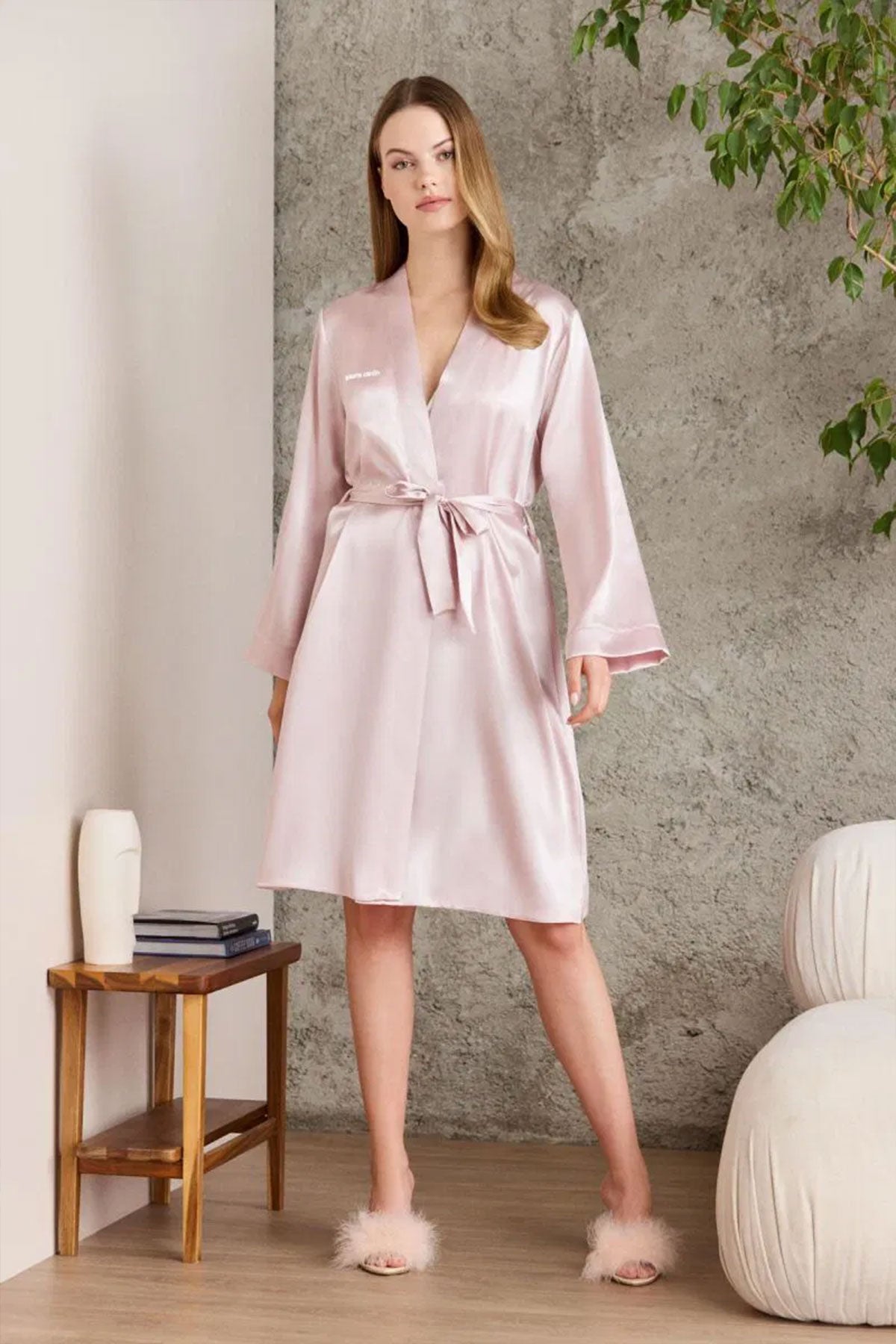Pierre Cardin Kadın Fantezi Sabahlık Saten