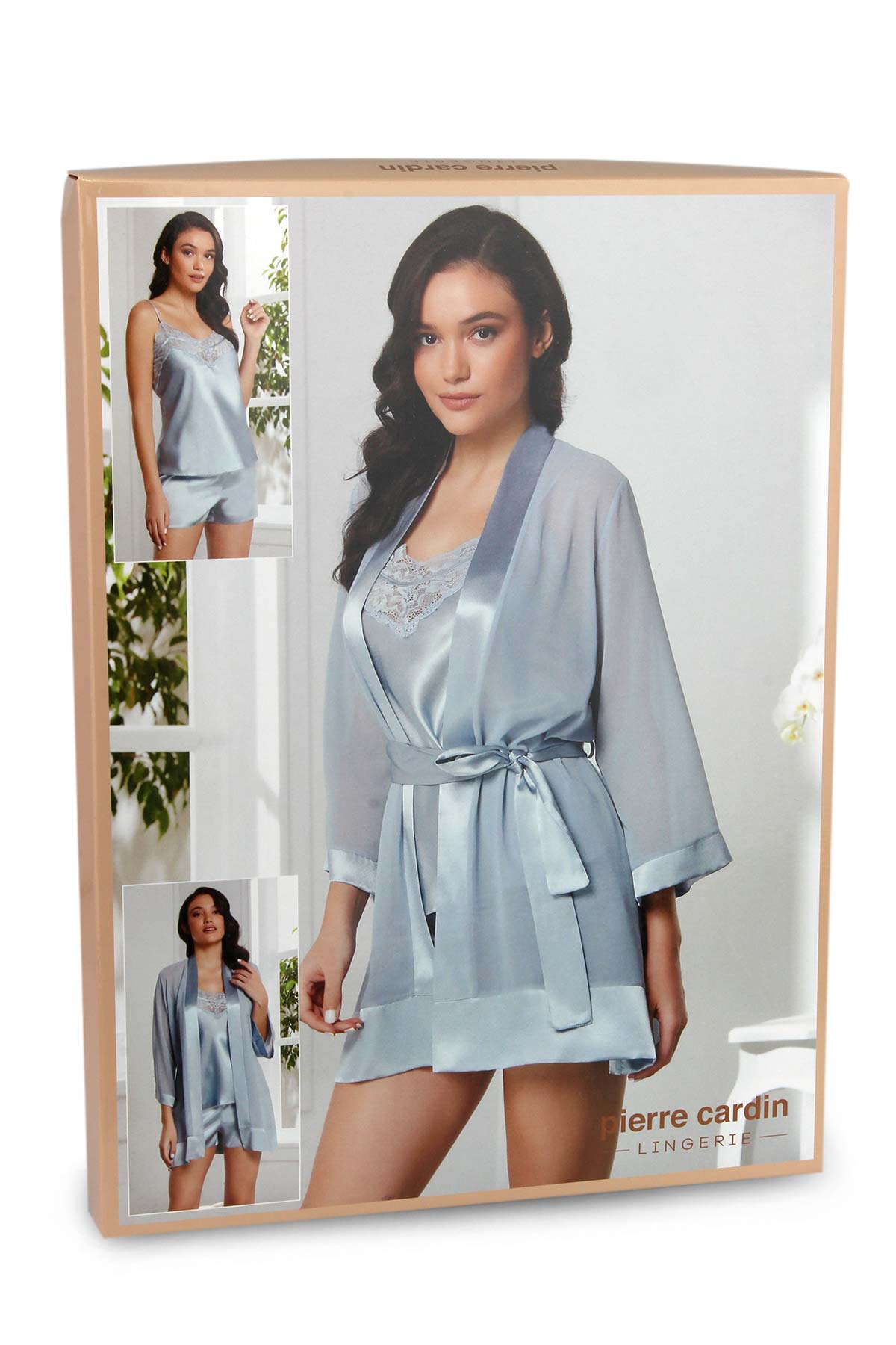 Pierre Cardin Kadın Fantezi Şortlu 3'lü Takım