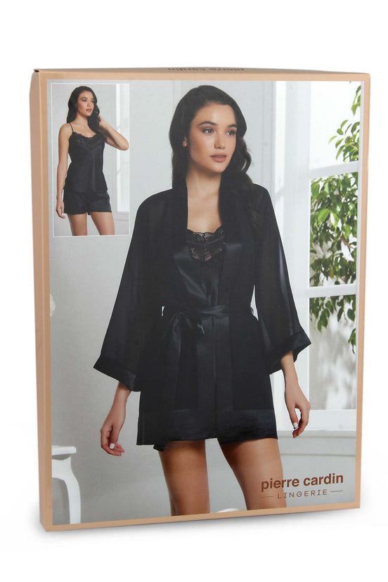 Pierre Cardin Kadın Fantezi Şortlu 3'lü Takım