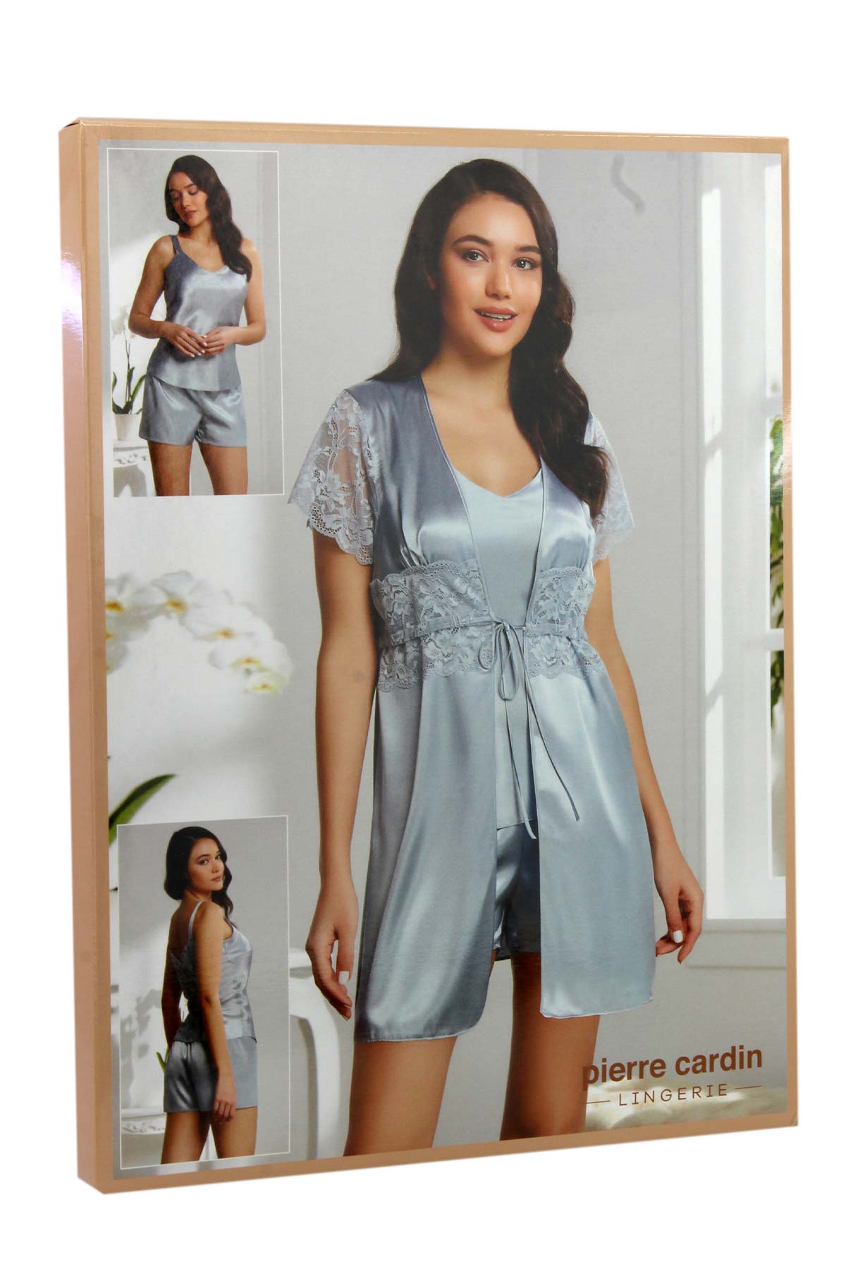 Pierre Cardin Kadın Fantezi Şortlu 3'lü Takım