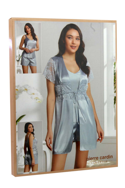 Pierre Cardin Kadın Fantezi Şortlu 3'lü Takım