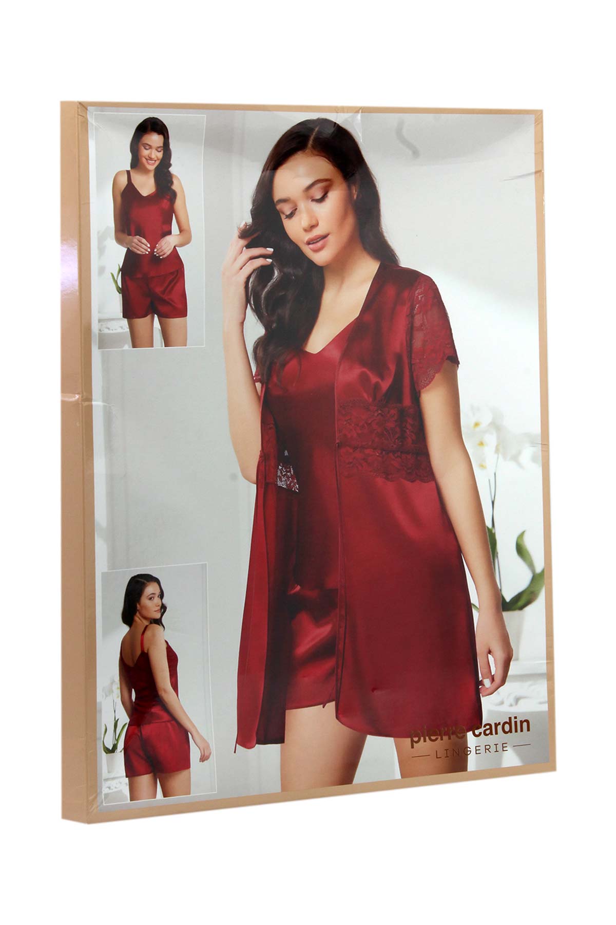 Pierre Cardin Kadın Fantezi Şortlu 3'lü Takım