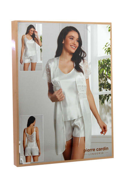 Pierre Cardin Kadın Fantezi Şortlu 3'lü Takım