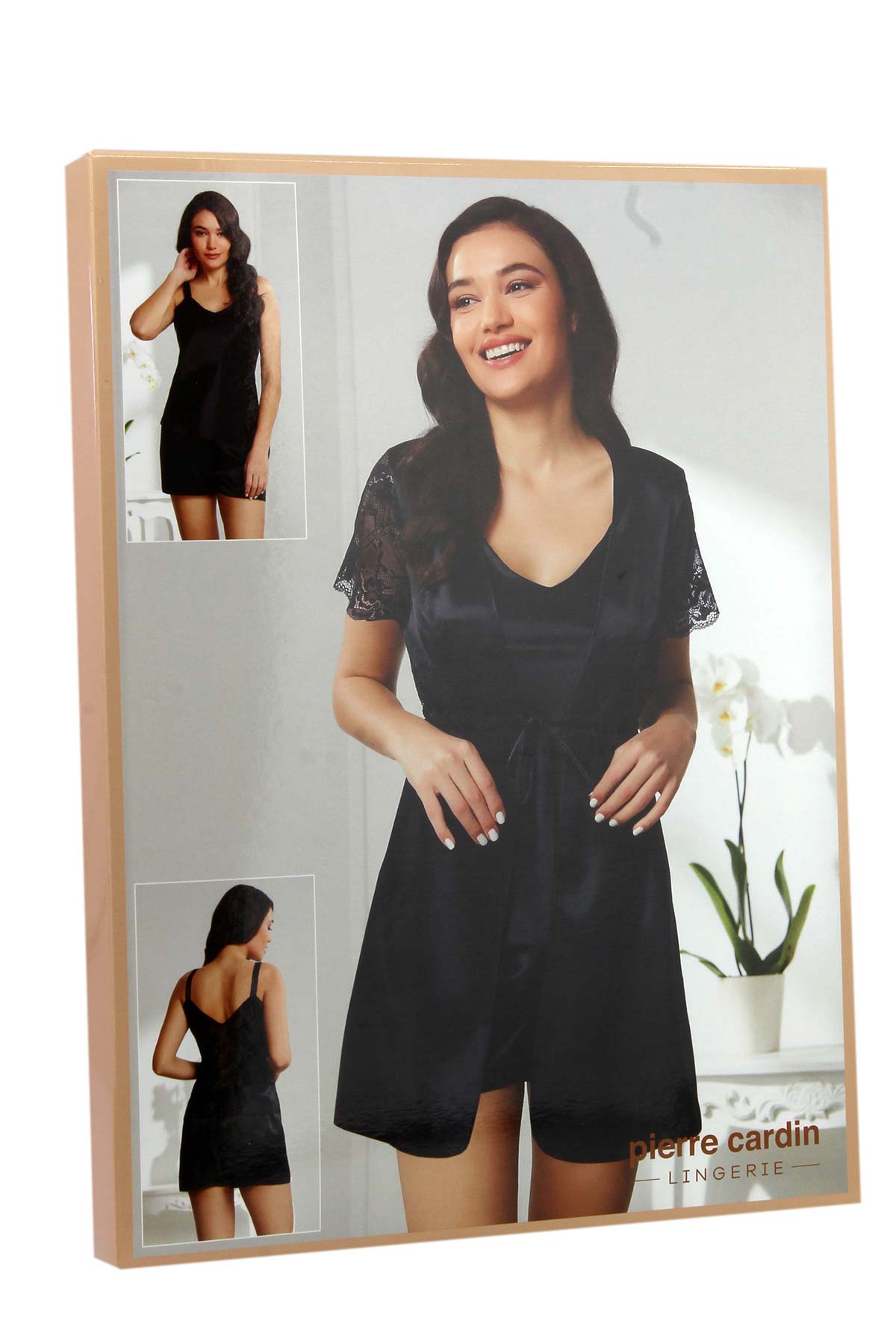 Pierre Cardin Kadın Fantezi Şortlu 3'lü Takım