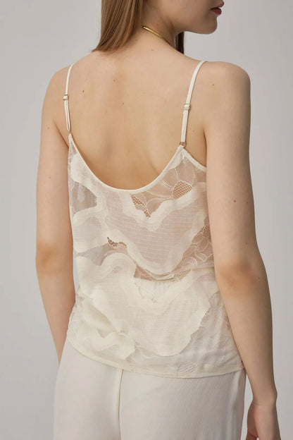 Pierre Cardin Kadın Gömlek Yaka 3'lü Pijama Takımı Transparan İp Askılı