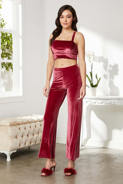 Pierre Cardin Kadın Kadife 3lü Çeyizlik Pijama Takımı