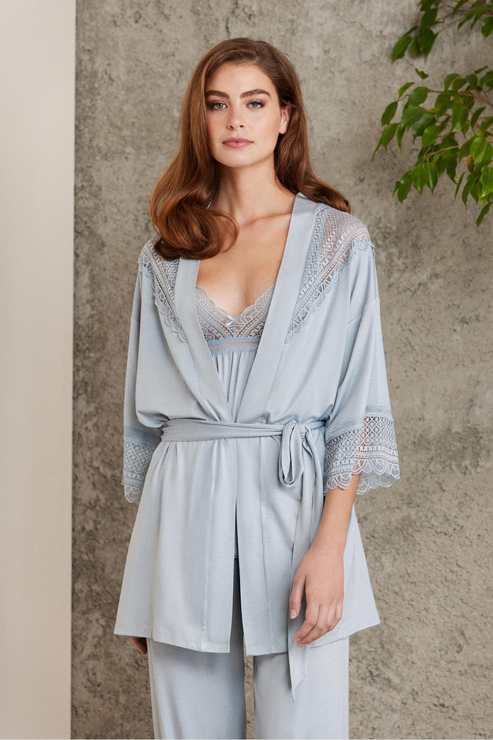 Pierre Cardin Kadın Penye 3'lü Pijama Takımı