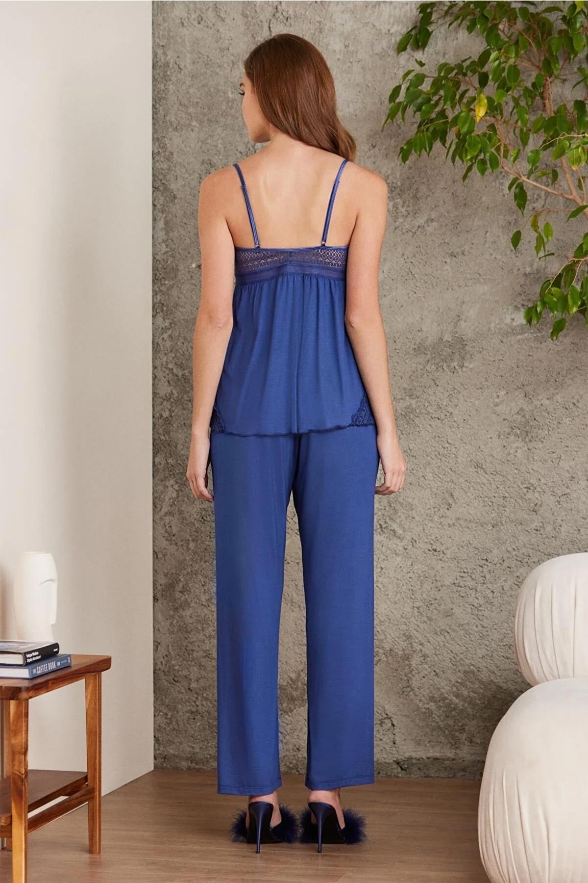 Pierre Cardin Kadın Penye 3'lü Pijama Takımı