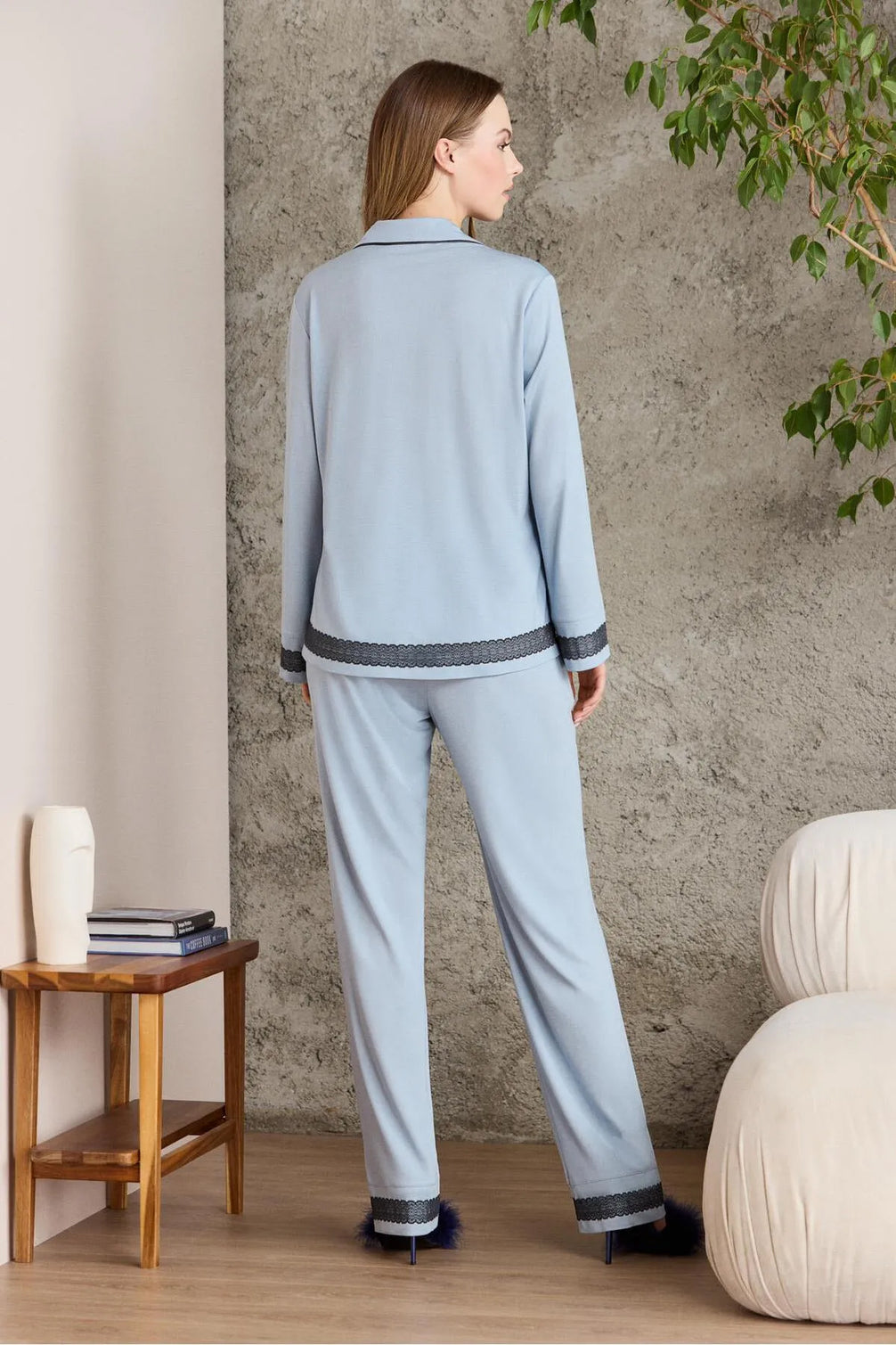 Pierre Cardin Kadın Penye Pijama Takımı