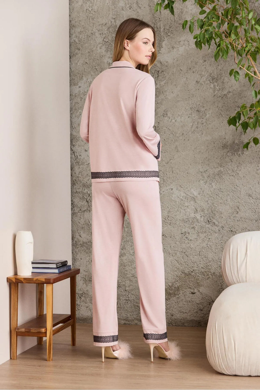 Pierre Cardin Kadın Penye Pijama Takımı