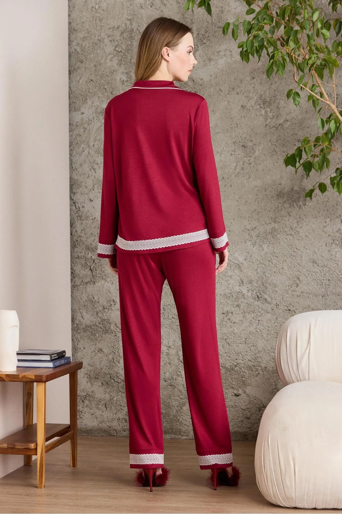 Pierre Cardin Kadın Penye Pijama Takımı