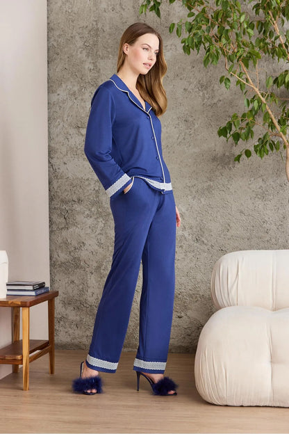 Pierre Cardin Kadın Penye Pijama Takımı