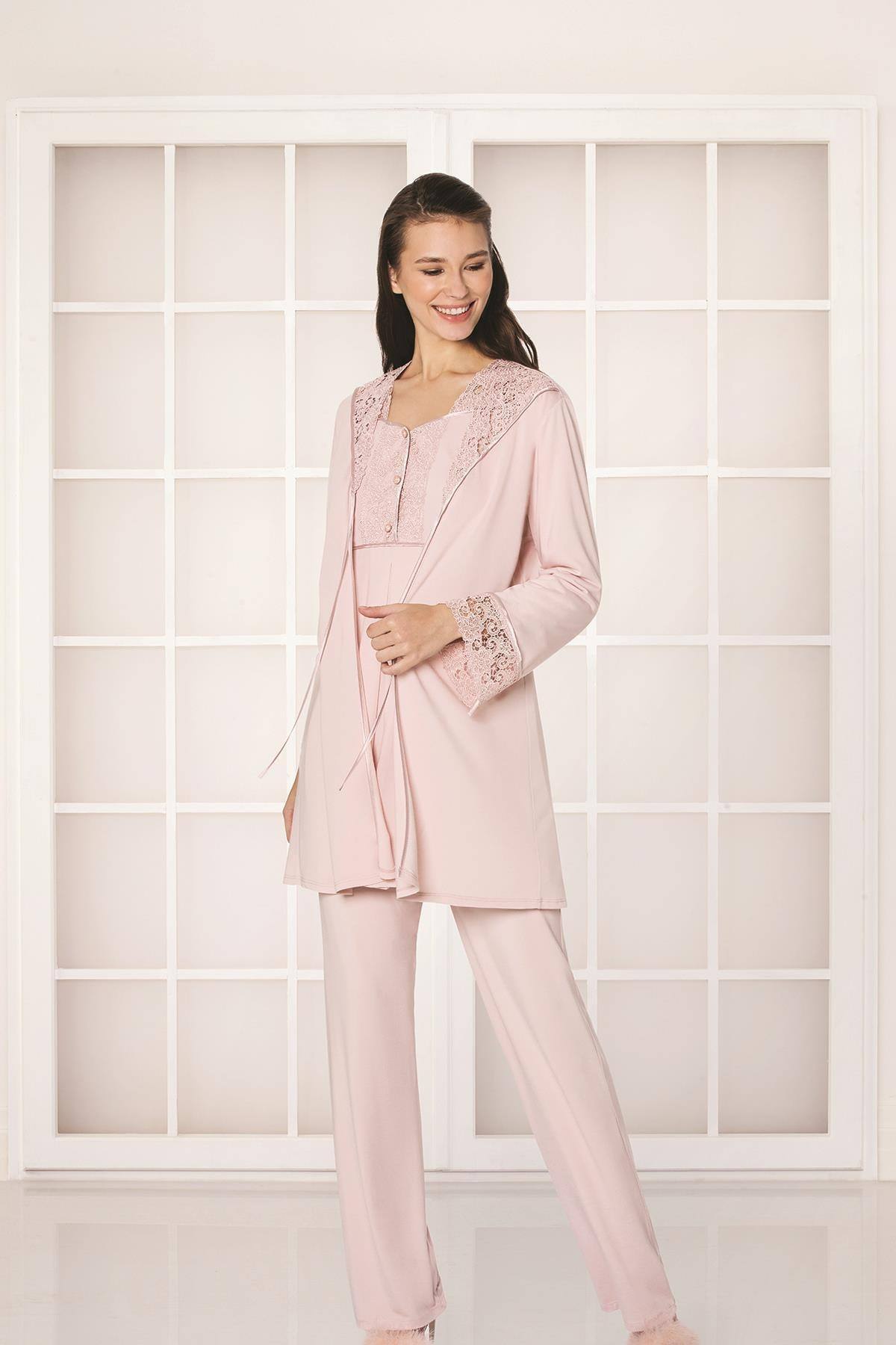 Pierre Cardin Kadın Pijama Takımı 3'lü