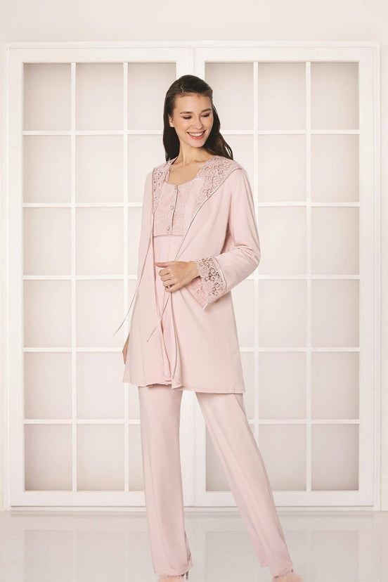 Pierre Cardin Kadın Pijama Takımı 3'lü