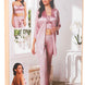 Pierre Cardin Kadın Pijama Takımı 3'lü Saten