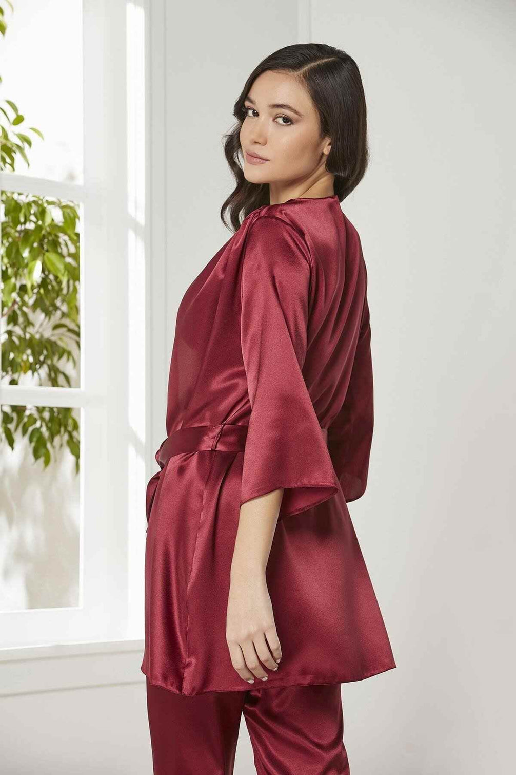 Pierre Cardin Kadın Pijama Takımı 3'lü Saten