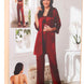 Pierre Cardin Kadın Pijama Takımı 3'lü Saten
