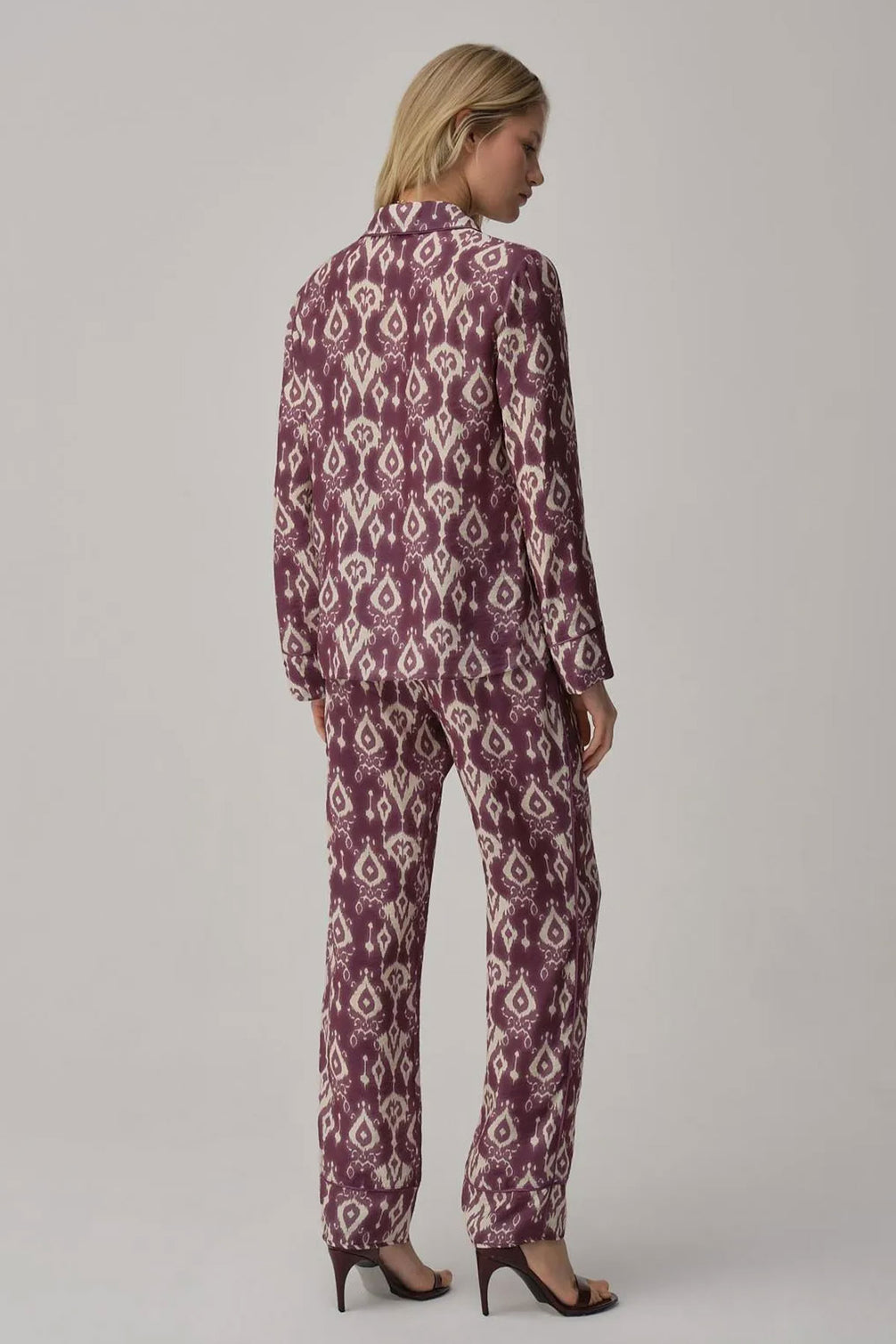 Pierre Cardin Kadın Pijama Takımı Desenli Biyeli