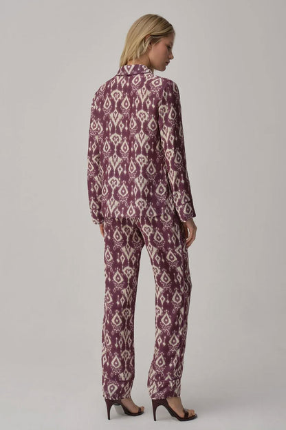 Pierre Cardin Kadın Pijama Takımı Desenli Biyeli