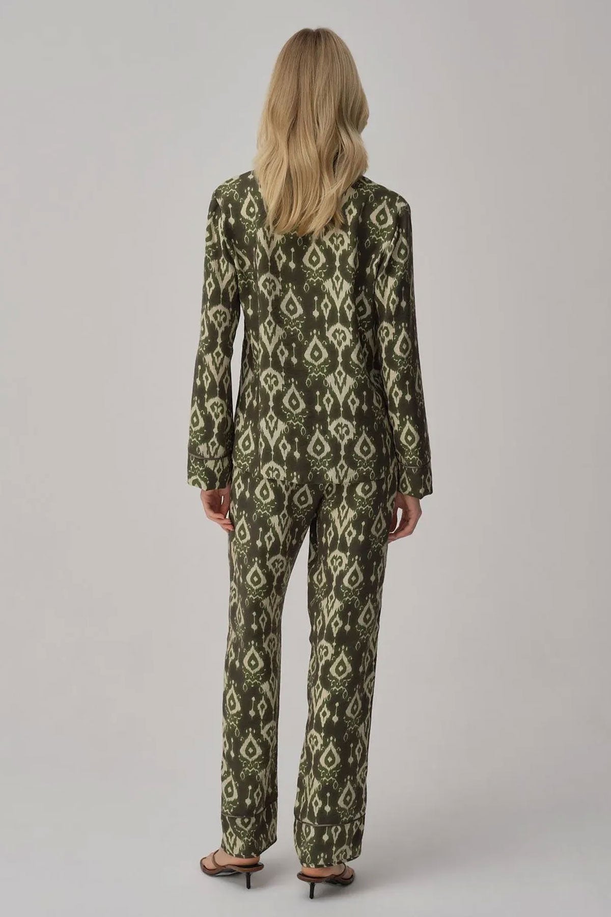 Pierre Cardin Kadın Pijama Takımı Desenli Biyeli