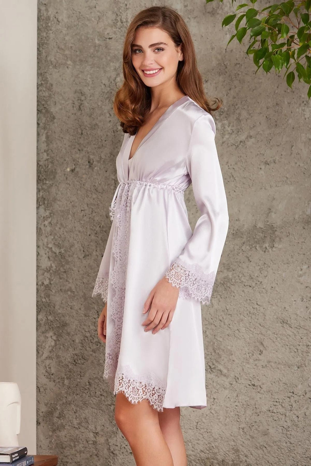 Pierre Cardin Kadın Saten 4'lü Takım