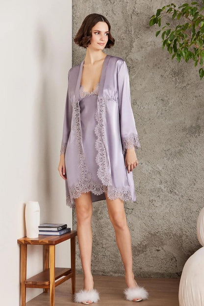 Pierre Cardin Kadın Saten 4'lü Takım