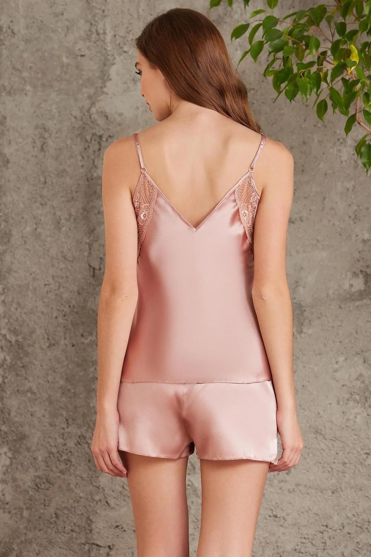 Pierre Cardin Kadın Saten 4'lü Takım