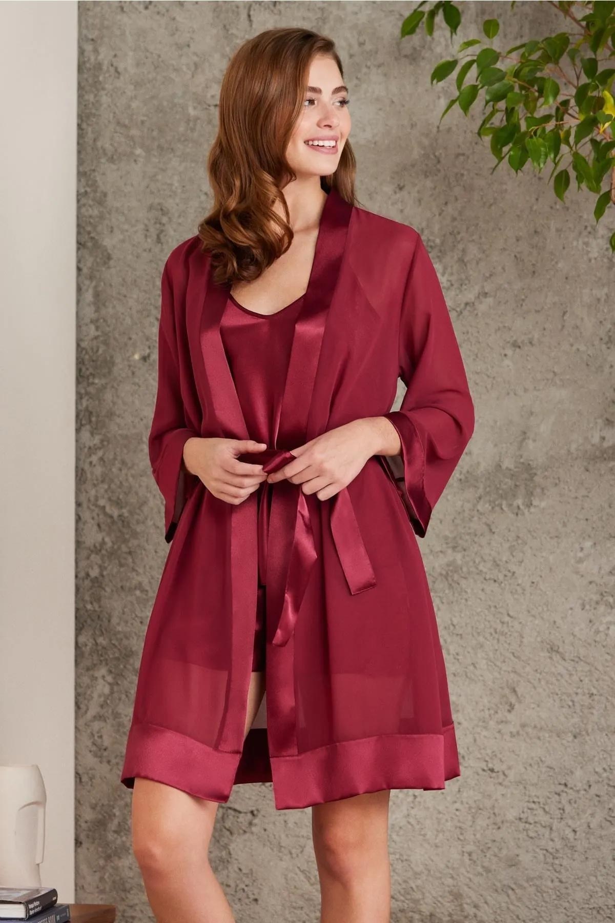 Pierre Cardin Kadın Saten 4'lü Takım