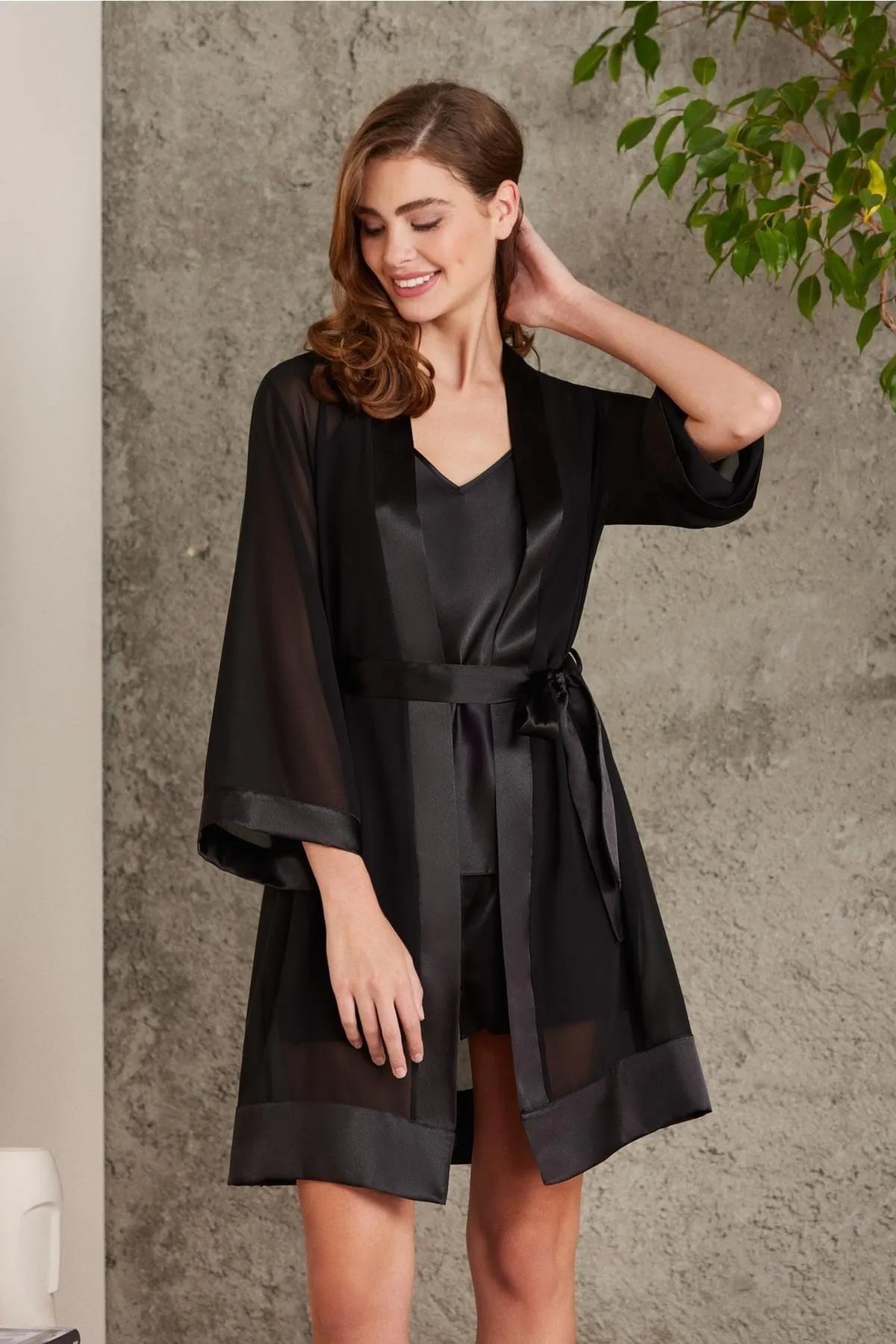 Pierre Cardin Kadın Saten 4'lü Takım