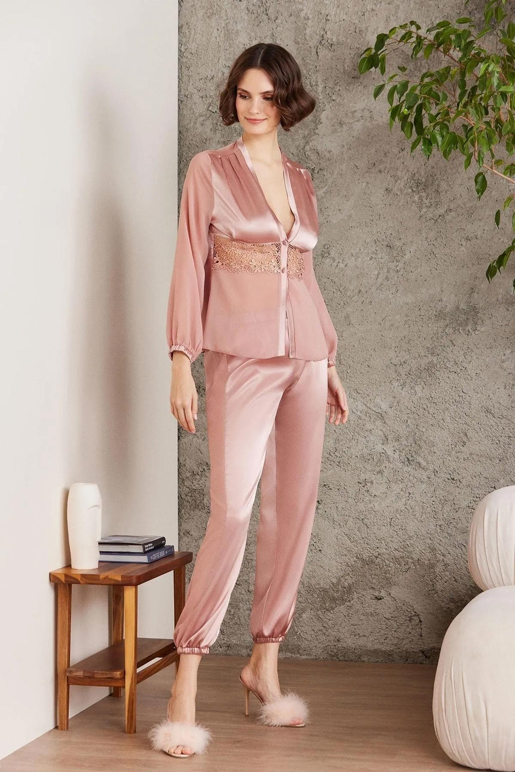 Pierre Cardin Kadın Saten 6'lı Çeyiz Seti