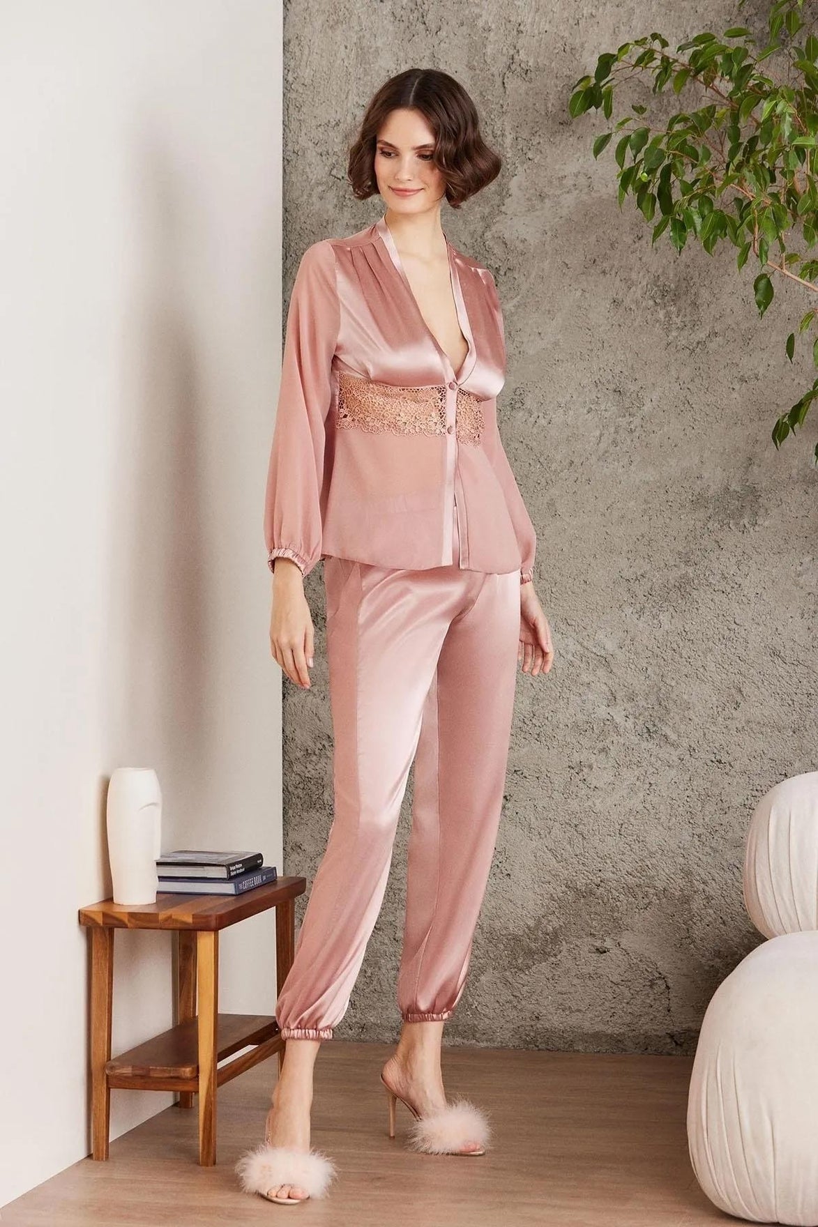 Pierre Cardin Kadın Saten 6'lı Çeyiz Seti