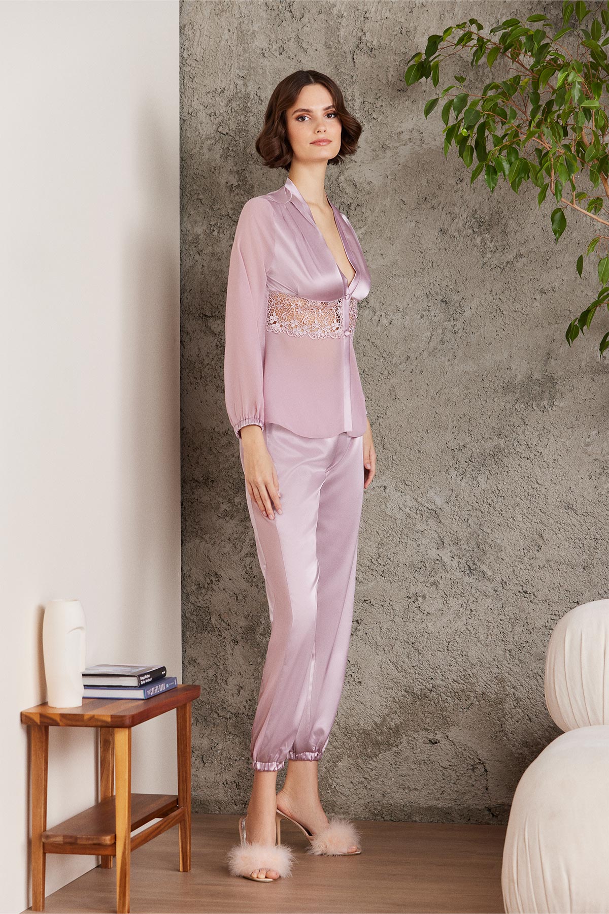 Pierre Cardin Kadın Saten 6'lı Çeyiz Seti