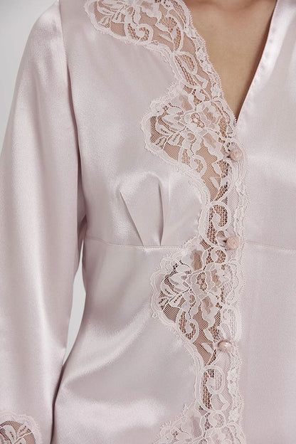 Pierre Cardin Kadın Saten Pijama Takımı