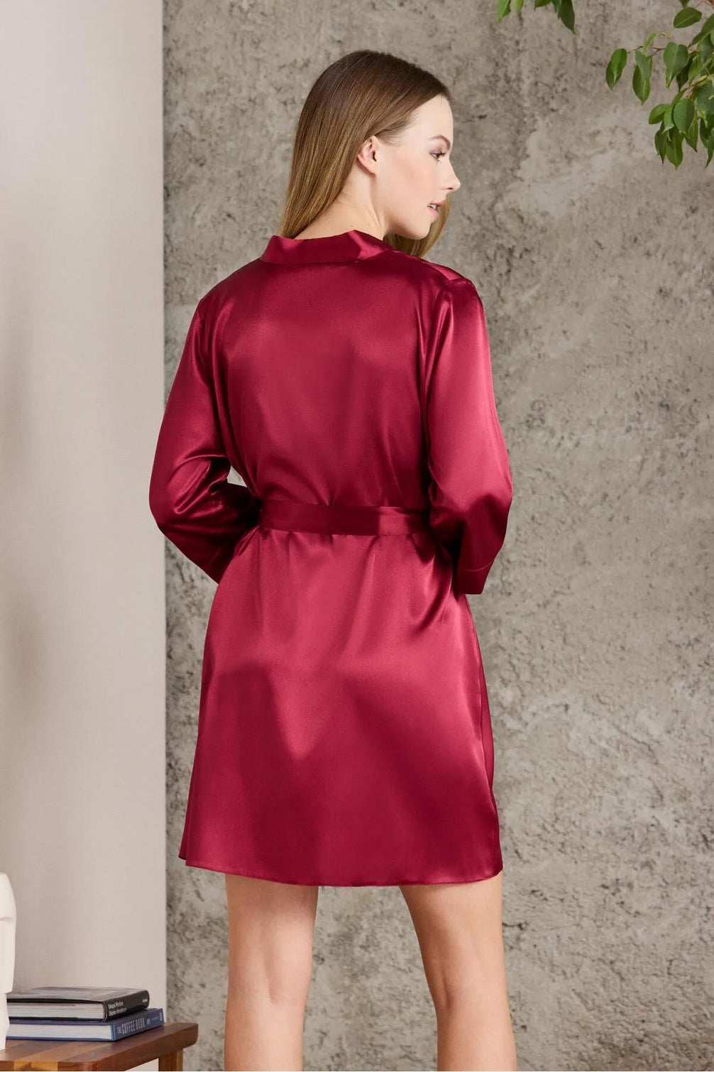 Pierre Cardin Kadın Saten Sabahlık