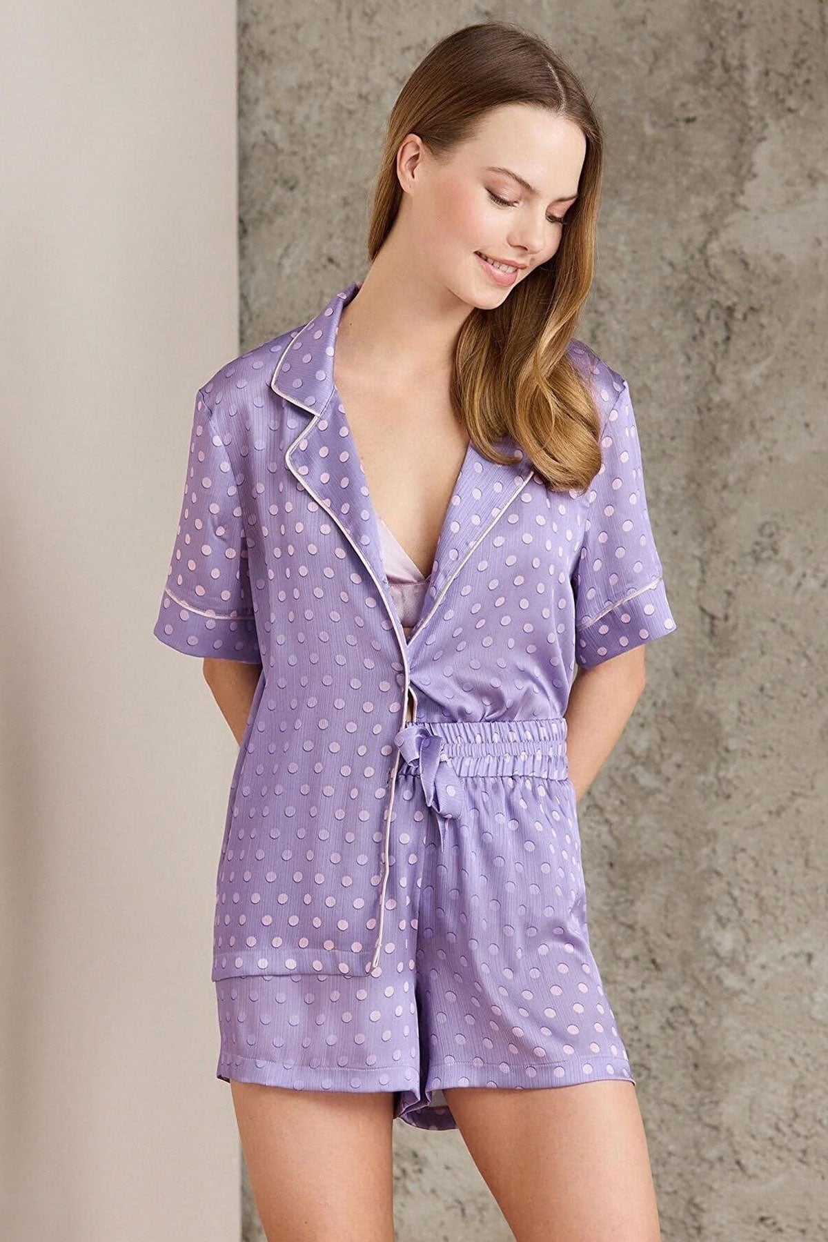 Pierre Cardin Kadın Şifon Şortlu Takım