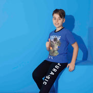 Pijamax Erkek Çocuk Pijama Takımı Kısa Kollu King Baskılı